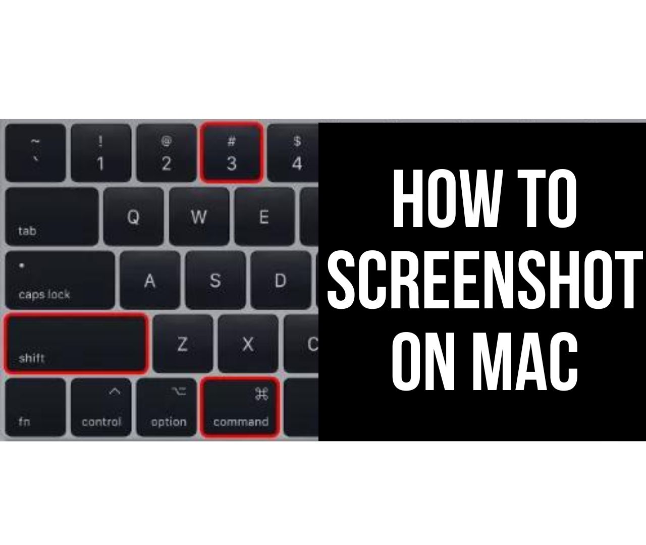 How To ScreenShot On Mac 1280 × 1080