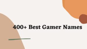 Best Gaming Names