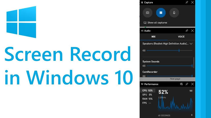 screen record windows 10